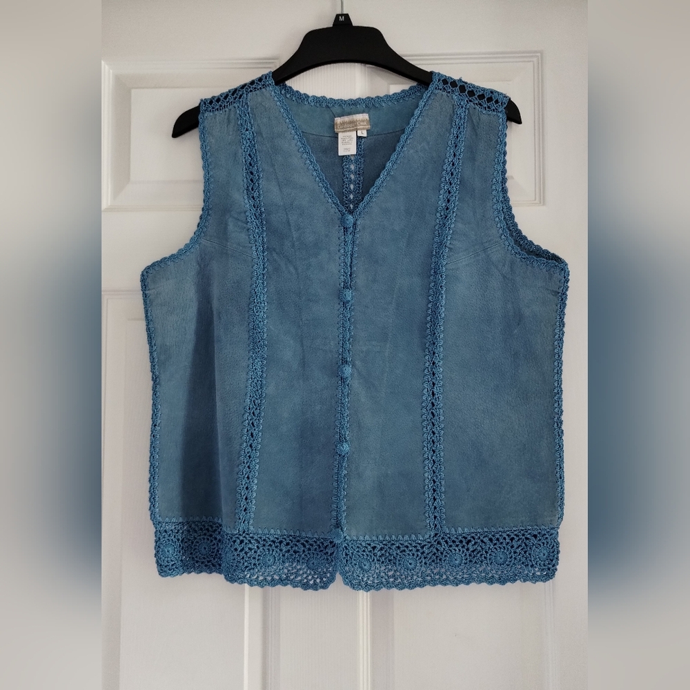 Coldwater Creek Women's Leather Vest